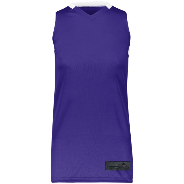1732 Augusta Sportswear PURPLE/WHITE