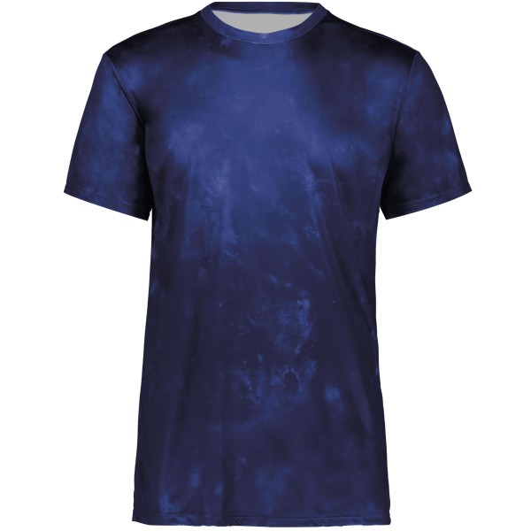 222696 Holloway Navy Cloud Print