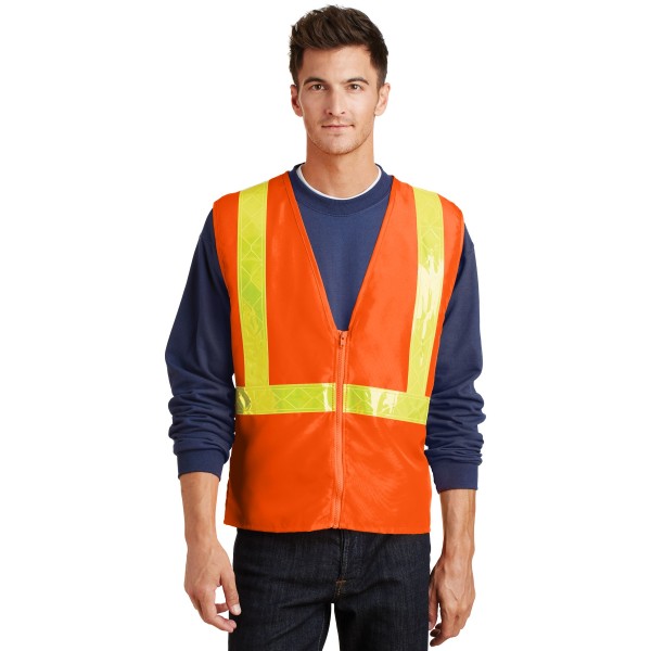 SV01 Port Authority Safety Orange/ Reflective