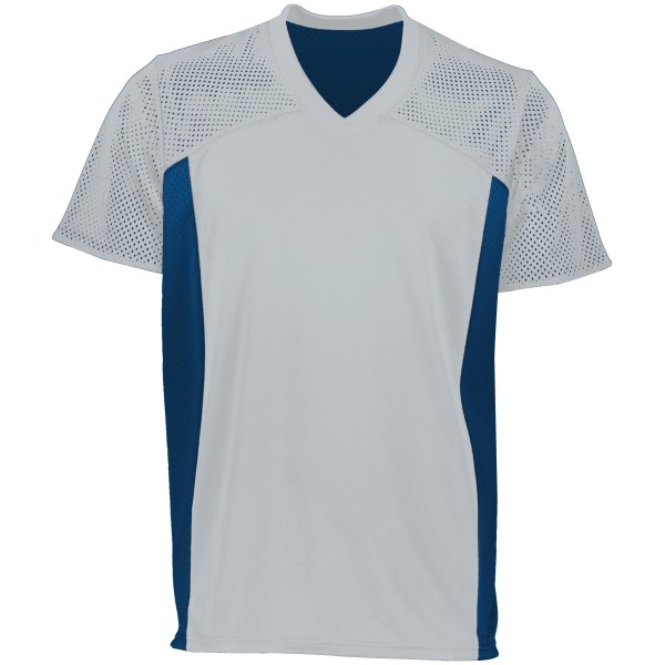 264 Augusta Sportswear SILVER/NAVY