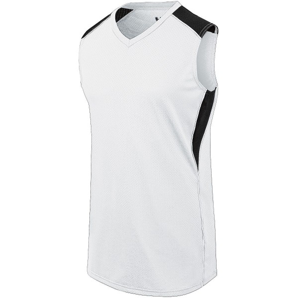 312162 Augusta Sportswear WHITE/BLACK/WHITE