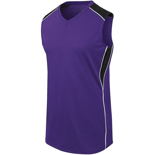 312163 Augusta Sportswear PURPLE/BLACK/WHITE
