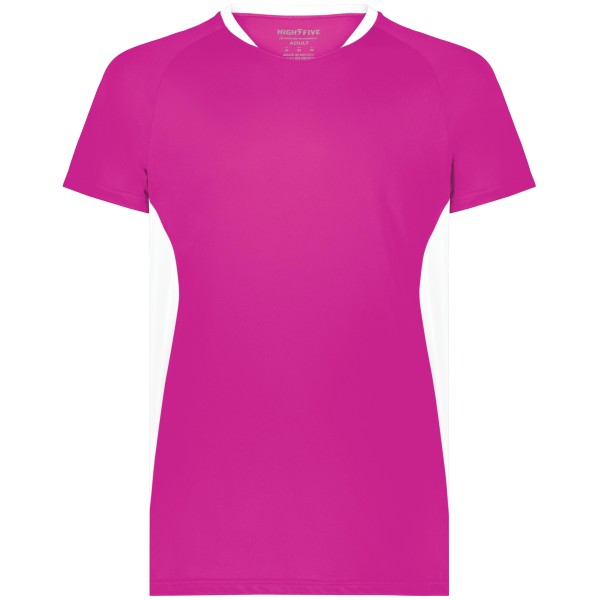 322241 Augusta Sportswear POWER PINK/WHITE