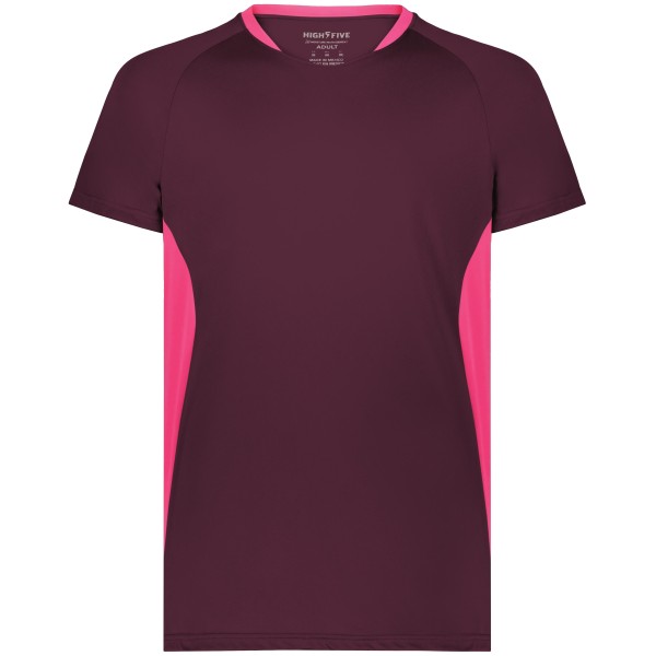 322241 Augusta Sportswear MAROON/POWER PINK