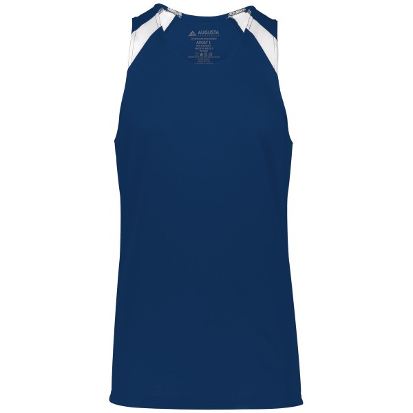 343 Augusta Sportswear NAVY/WHITE
