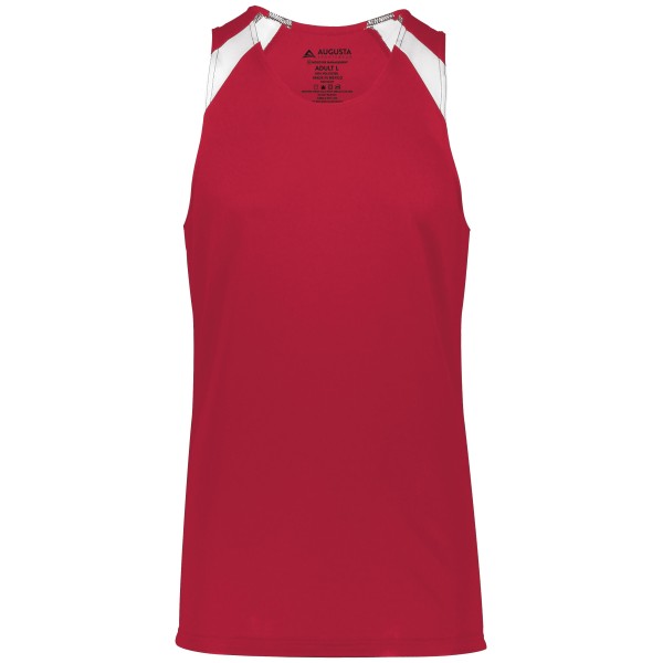 343 Augusta Sportswear SCARLET/WHITE
