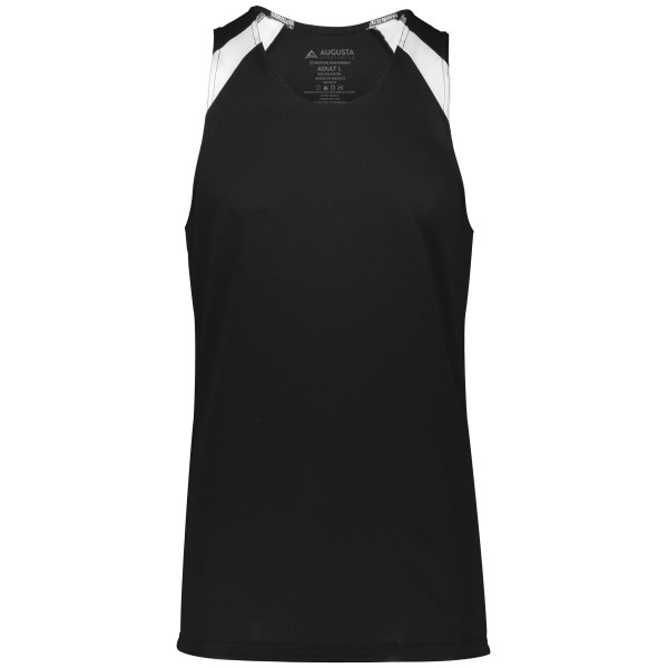 343 Augusta Sportswear BLACK/WHITE