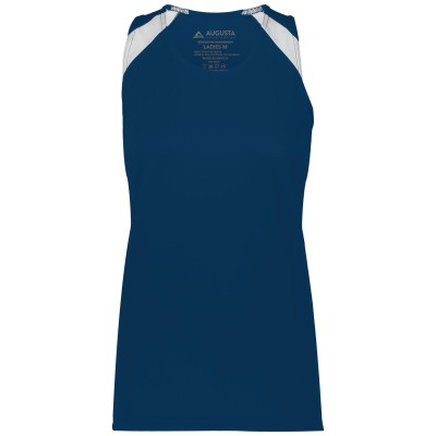Augusta Sportswear 348 NAVY/WHITE