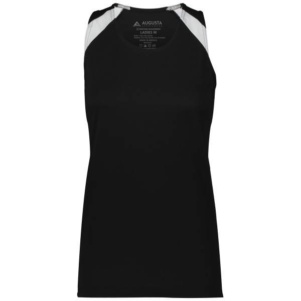 348 Augusta Sportswear BLACK/WHITE