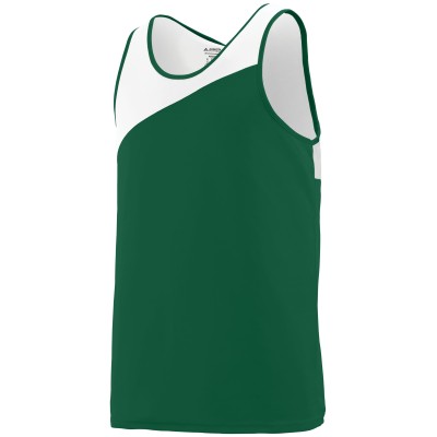 Augusta Sportswear 353 DARK GREEN/WHITE