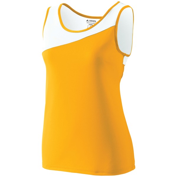 354 Augusta Sportswear GOLD/WHITE