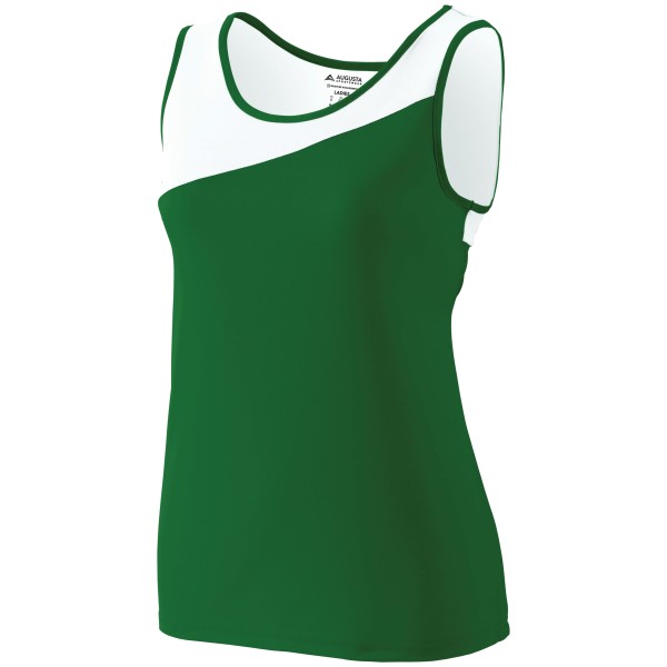 354 Augusta Sportswear DARK GREEN/WHITE