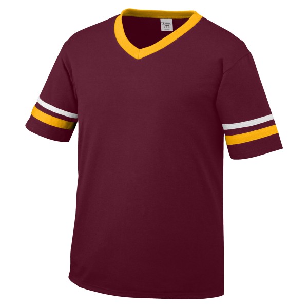360 Augusta Sportswear MAROON/GOLD/WHITE