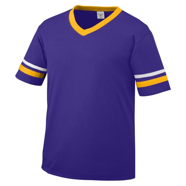 360 Augusta Sportswear PURPLE/GOLD/WHITE