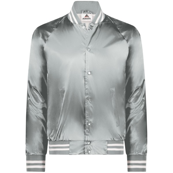 3610 Augusta Sportswear METALLIC SILVER/WHITE