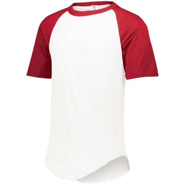 424 Augusta Sportswear WHITE/RED