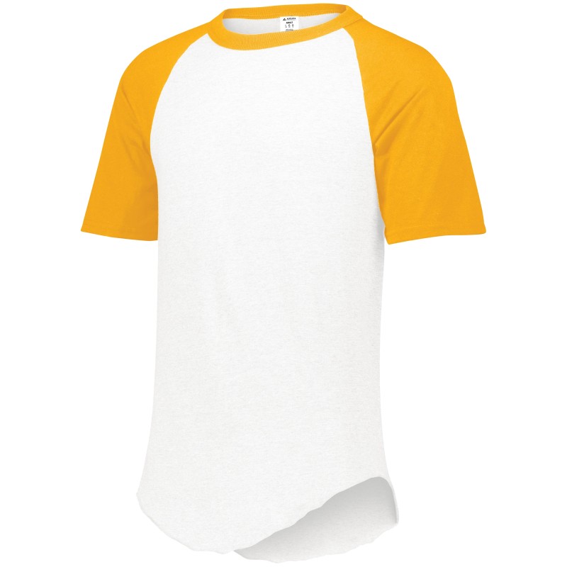 Augusta Sportswear 424 WHITE/GOLD