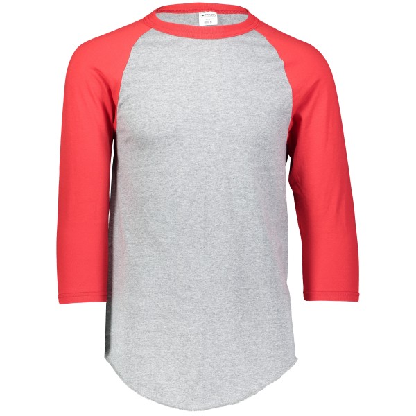 4420 Augusta Sportswear ATHLETIC HEATHER/RED