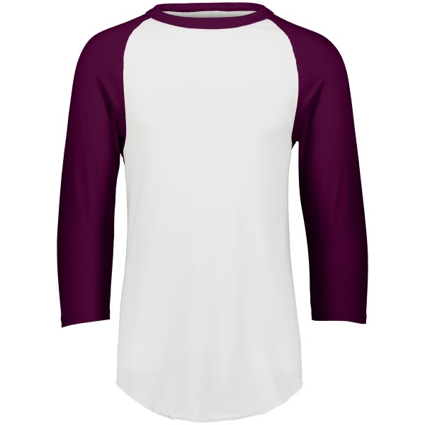 4420 Augusta Sportswear WHITE/MAROON