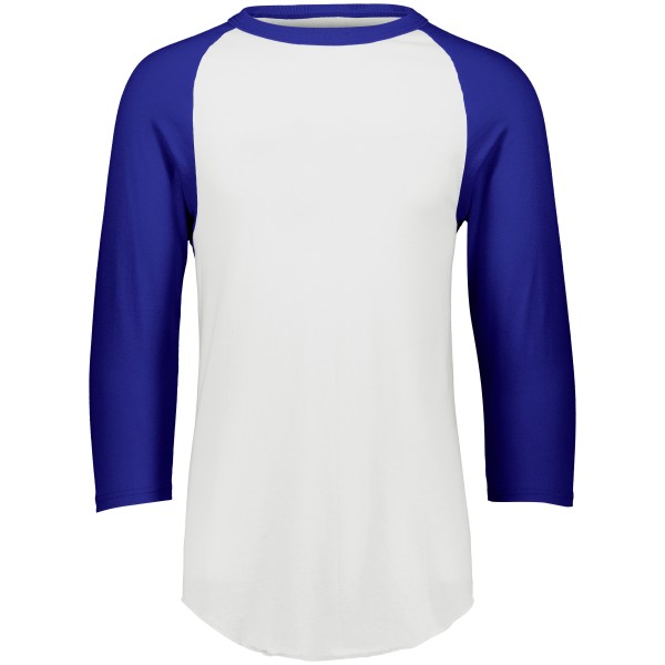 4420 Augusta Sportswear WHITE/PURPLE