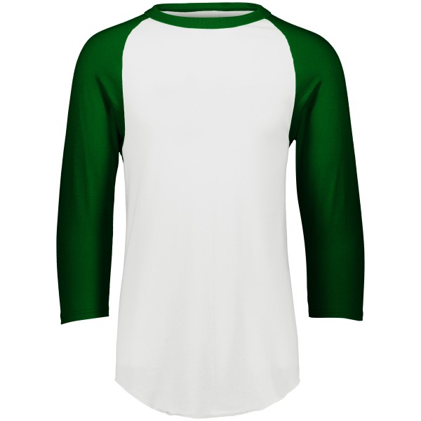 4420 Augusta Sportswear White/Dark Green