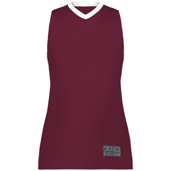 6888 Augusta Sportswear MAROON/WHITE