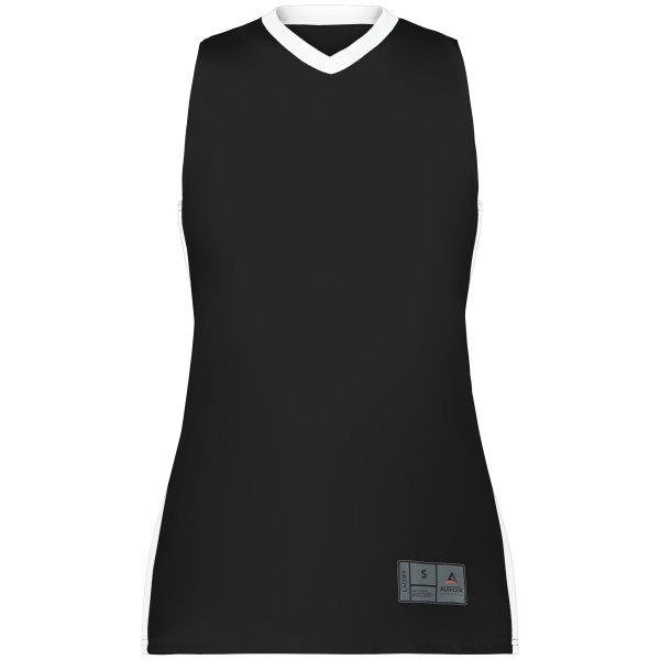 6888 Augusta Sportswear BLACK/WHITE