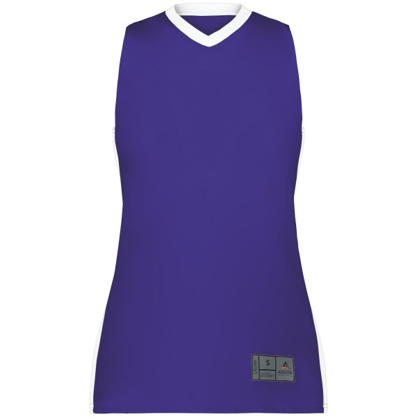 6888 Augusta Sportswear PURPLE/WHITE