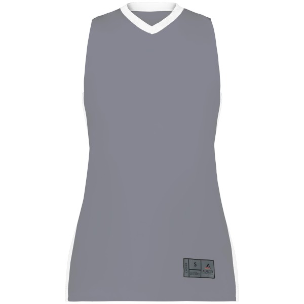 6888 Augusta Sportswear GRAPHITE/WHITE