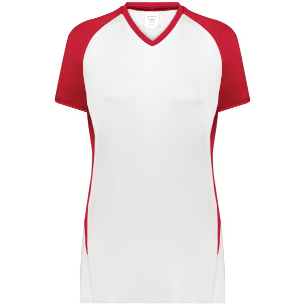 6916 Augusta Sportswear WHITE/SCARLET