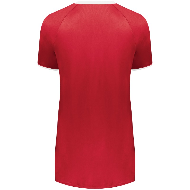 Augusta Sportswear 6916 SCARLET/WHITE