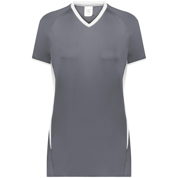 6916 Augusta Sportswear GRAPHITE/WHITE