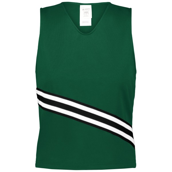 6924 Augusta Sportswear DARK GREEN/BLACK/WHITE