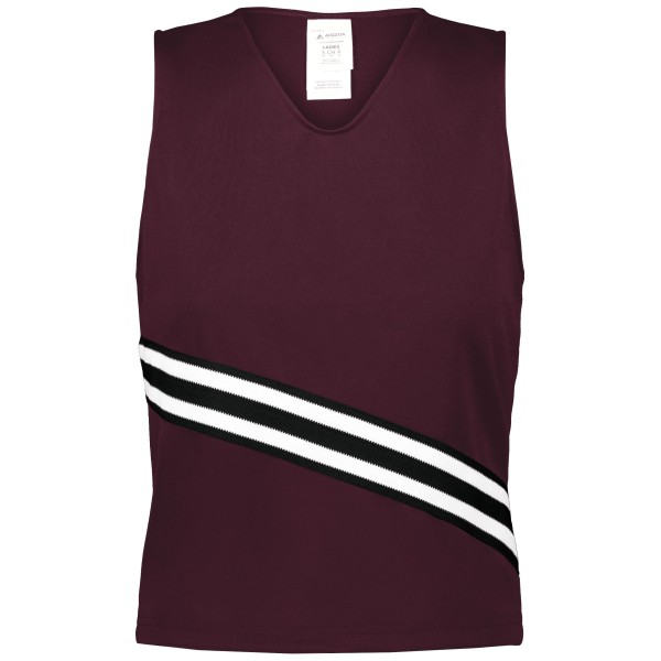 6924 Augusta Sportswear Maroon/Black/White
