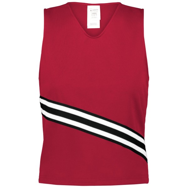 6924 Augusta Sportswear SCARLET/BLACK/WHITE