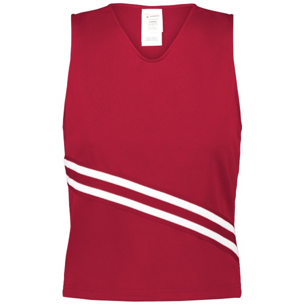 6924 Augusta Sportswear SCARLET/SCARLET/WHITE