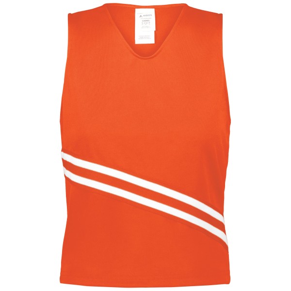 6924 Augusta Sportswear ORANGE/ORANGE/WHITE