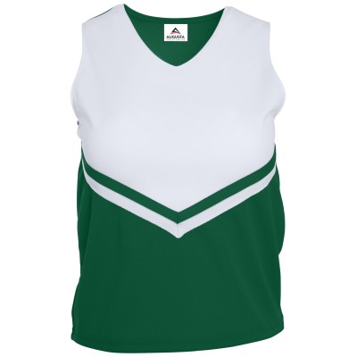 Augusta Sportswear 9111 DARK GREEN/WHITE/WHITE