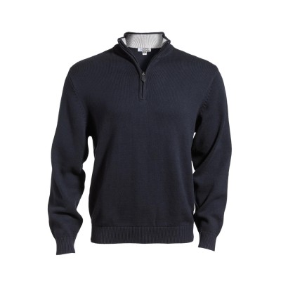 Edwards 712 Cotton Blend Unisex 1/4 Zip Sweater