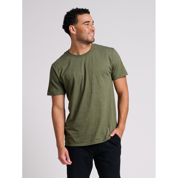 IC46 Jerzees Military Green Heather