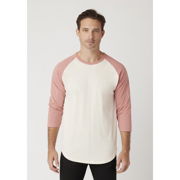 MC1190 Cotton Heritage Vintage White/Dusty Rose