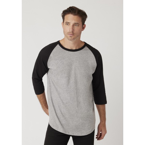 MC1190 Cotton Heritage ATHLETIC HEATHER/BLACK