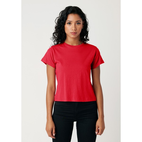 OW1086 Cotton Heritage Team Red