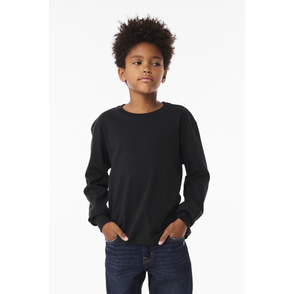 BC3511Y Bella + Canvas Vintage Black