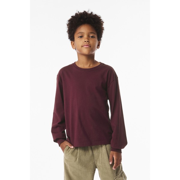 BC3511Y Bella + Canvas Maroon