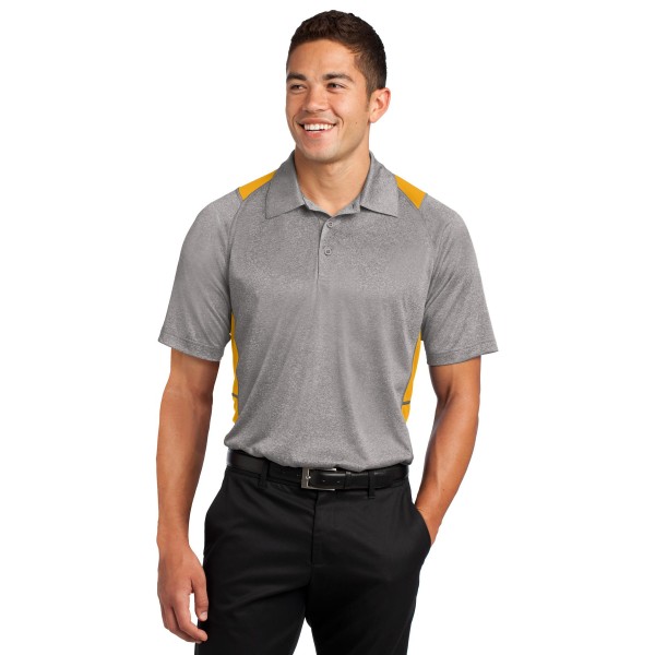 ST665 Sport-Tek Vintage Heather/ Gold