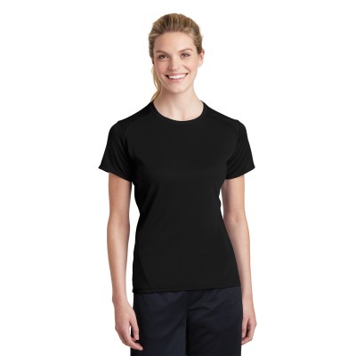Sport-Tek L473 Ladies Dry Zone Raglan Accent T-Shirt