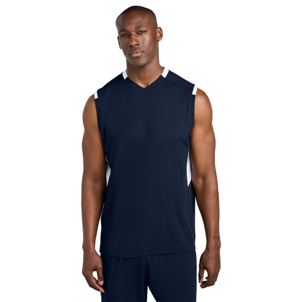 ST441 Sport-Tek True Navy/ White