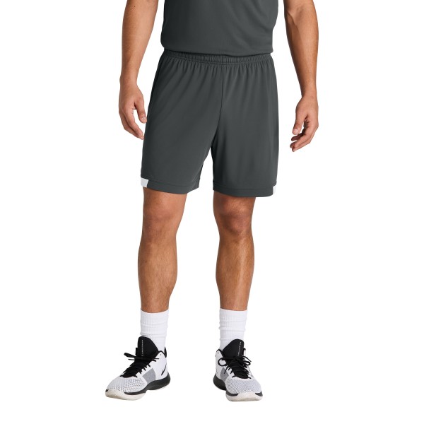 ST442 Sport-Tek Iron Grey/ White