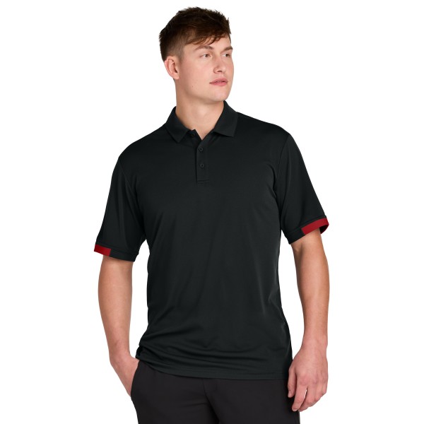 ST444 Sport-Tek Black/ Deep Red